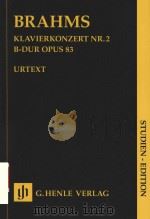 KLAVIERKONZERT B-DUR OPUS 83 STUDIEN-EDITION     PDF电子版封面    JOH.BRAHMS JOHANNES BEHR 