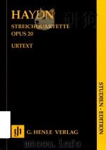 STREICHQUARTETTE HEFT Ⅳ SONNENQUARTETTE OPUS 20 STUDIEN-EDITION     PDF电子版封面     