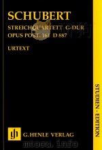 STREICHQUARTETT G-DUR OPUS POST.161 D887 STUDIEN-EDITION（ PDF版）