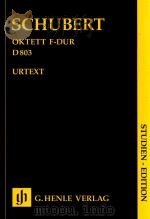 OKTETT F-DUR D803 STUDIEN-EDITION     PDF电子版封面    FRANZ SCHUBERT PETER JOST 
