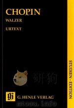 WALZER STUDIEN-EDITION     PDF电子版封面     