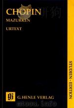MAZURKEN STUDIEN-EDITION     PDF电子版封面     