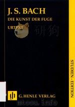 DIE KUNST DER FUGE FUR CEMBALO(KLAVIER)BWV 1080 STUDIEN-EDITION     PDF电子版封面     