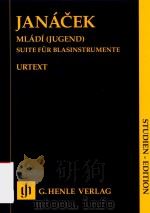 MLADI(JUGEND)SUITE FUR BLASINSTRUMENTE STUDIEN-EDITION     PDF电子版封面     