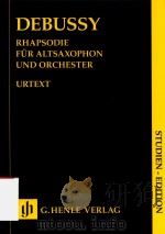 RHAPSODIE FUR ALTSAXOPHON UND ORCHESTER UBERTRAGUNG DES AUTOGRAPHS TRANSCRIPTION OF THE AUTOGRAPH ST（ PDF版）