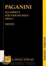 24 CAPRICCI FUR VIOLINE SOLO OPUS 1 STUDIEN-EDITION（ PDF版）