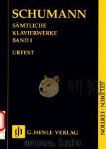 SAMTLICHE KLAVIERWERKE BAND Ⅰ STUDIEN-EDITION     PDF电子版封面     