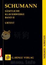 SAMTLICHE KLAVIERWERKE BAND Ⅱ STUDIEN-EDITION     PDF电子版封面     