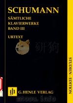 SAMTLICHE KLAVIERWERKE BAND Ⅲ STUDIEN-EDITION     PDF电子版封面     