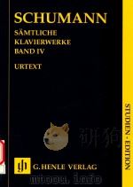 SAMTLICHE KLAVIERWERKE BAND Ⅳ STUDIEN-EDITION     PDF电子版封面     