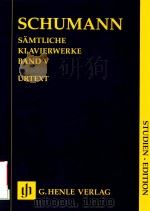SAMTLICHE KLAVIERWERKE BAND Ⅴ STUDIEN-EDITION     PDF电子版封面     
