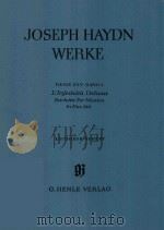 JOSEPH HAYDN WERKE REIHE XXV BAND 5 L'INFEDELTA DELUSA BURLETTA PER MUSICA IN DUE ATTI NACH EIN   1965  PDF电子版封面     