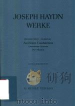 JOSEPH HAYDN WERKE REIHE XXV BAND 8 LA VERA COSTANZA DRAMMA GIOCOSO PER MUSICA(1778/79 UND 1785)KRIT（1978 PDF版）