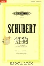 LIEDER NEUE AUSGABE/BAND I HOHE STIMME/HIGH VOICE     PDF电子版封面    FRANZ SCHUBERT 