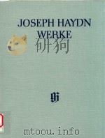 JOSEPH HAYDN WERKE REIHE XIV BAND 5 BARYTONTRIOS NR.97-126   1968  PDF电子版封面     