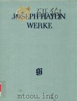 JOSEPH HAYDN WERKE REIHE XVIII BAND 1 KLAVIERSONATEN 1.FOLGE   1970  PDF电子版封面     