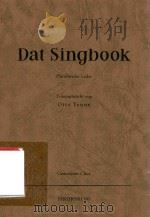 DAT SINGBOOK PLATTDUTSCHE LEDER   1953  PDF电子版封面     