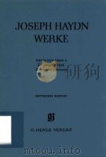 JOSEPH HAYDN WERKE REIHE XXV BAND 4 LE PESCATRICI DRAMMA GIOCOSO 1769 KRITISCHER BERICHT   1972  PDF电子版封面     