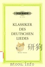 EINE AUSSWAHL VON HUNDERT MEISTERLIEDERN DES 17.-19.JAHRHUNDERTS     PDF电子版封面     