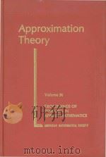 Approximation theory   1986  PDF电子版封面  0821800981   