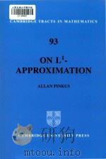 On L1-approximation   1998  PDF电子版封面  9780521057691  Allan Pinkus 