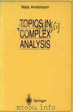 Topics in Complex Analysis   1997  PDF电子版封面  9780387947549;9781461240426  Mats Andersson 