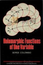 Holomorphic functions of one variable（1983 PDF版）