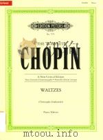 WALTZES URTEXT     PDF电子版封面    FREDERIC CHOPIN JOHN RINK JIM 