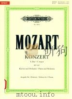 KONZERT FUR KLAVIER UND ORCHESTER C-DUR NR.21/KV 467     PDF电子版封面    WOLFGANG AMADEUS MOZART 