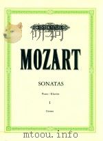 SONATAS FOR PIANO/FUR KLAVIER VOLUME/BANDⅠ     PDF电子版封面    WOLFGANG AMADEUS MOZART CARL A 
