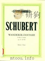 FANTASIE C-DUR/C MAJOR FUR KLAVIER/FOR PIANO OP.15/D 760 WANDERER-FANTASIE（ PDF版）