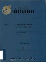 PAGANINI-ETUDEN OPUS 3 OPUS 10 PAGANIN STUDIES OP.3 OP.10（ PDF版）