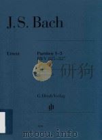 PARTITEN 1-3 BWV 825-827     PDF电子版封面     