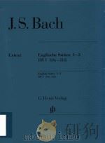 ENGLISCHE SUITEN 1-3 BWV 806-808 ENGLISH SUITEN 1-3 BWV 806-808     PDF电子版封面     