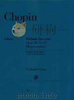 PRELUDE DES-DUR OPUS 28 NR.15(REGENTROPFEN) PRELUDE IN DB MAJOR OP.28 NO.15(RAINDROP)   3  PDF电子版封面     