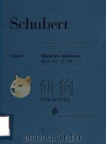 MOMENTS MUSICAUX OPUS 94·D 780     PDF电子版封面    FRANZ SCHUBERT WALTER GIESEKIN 