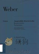 AUSGEWAHLTE KLAVIERWERKE KONZERTSTUCKE VARIATIONEN SELECTED PIANO PIECES CONCERT PIECES VARIATIONS（ PDF版）