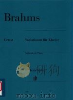 VARIATIONEN FUR KLAVIER VARIATIONS FOR PIANO     PDF电子版封面    JOHANNES BRAHMS MARGIT L.MCCOR 