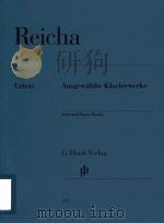 AUSGEWAHLTE KLAVIERWERKE SELECTED PIANO WORKS     PDF电子版封面     