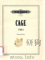 TWO PARTS FOR FLUTE AND PIANO FOR ROBERTO FABBRICIANI AND CARLO NERI   1987  PDF电子版封面    CAGE 