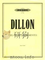 DEL CUARTO ELEMENTO SOLO VIOLIN   1988  PDF电子版封面    JAMES DILLON 