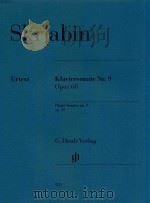 KLAVIERSONATE NR.9 OPUS 68 PIANO SONATA NO.9 OP.69     PDF电子版封面     