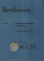 WERKE FUR MANDOLINE UND KLAVIER WORKS FOR MANDOLIN AND PIANO     PDF电子版封面     