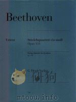 STREICHQUARTETTE CIS-MOLL OPUS 131 STREICHQUARTETT CIS-MOLL OP.131 VIOLINE Ⅰ-Ⅱ VIOLIN Ⅰ-Ⅱ VIOLA VIOL     PDF电子版封面     