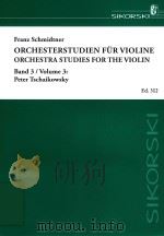 ORCHESTERSTUDIEN FUR VIOLINE BAND 3 ORCHESTRA STUDIES FOR THE VIOLIN VOLUME 3   1954  PDF电子版封面     
