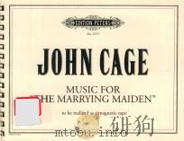 MUSIC FOR   1960  PDF电子版封面    JOHN CAGE 