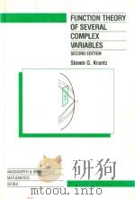 Function theory of several complex variables   1992  PDF电子版封面  0534170889  Steven G. Krantz 