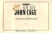ATLAS ECLIPTICALIS VIOLIN 11   1961  PDF电子版封面    JOHN CAGE 