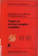 Topics in several complex variables   1985  PDF电子版封面  9780273086567   