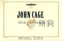 ATLAS ECLIPTICALIS VIOLONCELLO 4   1961  PDF电子版封面    JOHN CAGE 